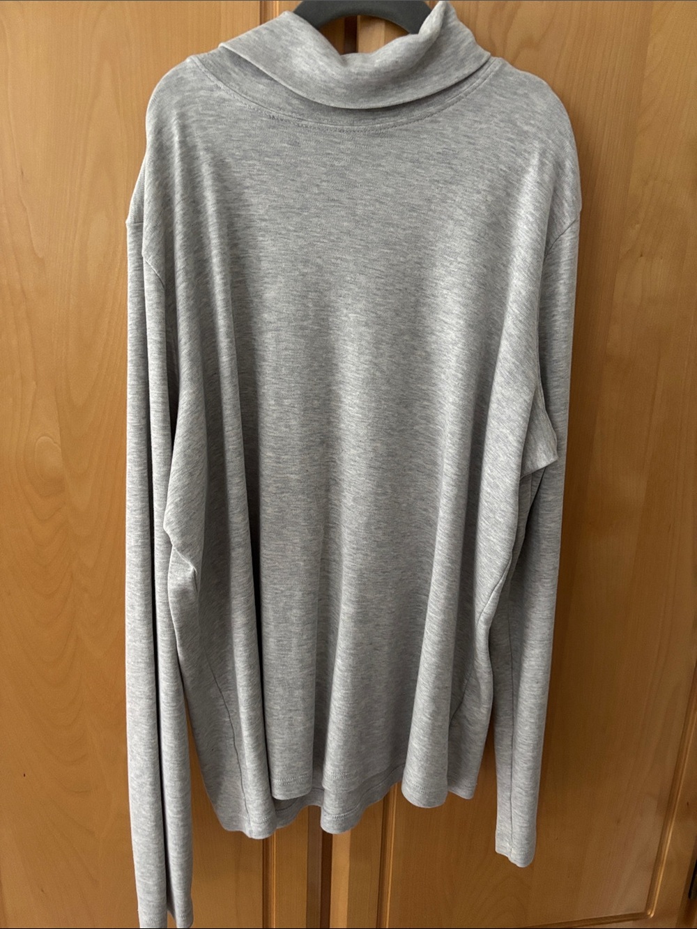 L.L. Bean Light Gray Men's Turtleneck Sweater